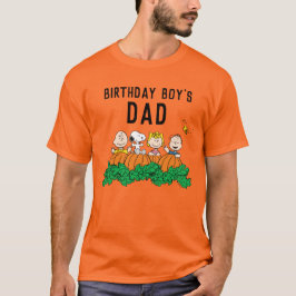 Charlie Brown und Gang Pumpkin Geburtstags-Vater T-Shirt
