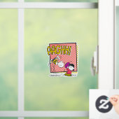 Charlie Brown und Lucy Football Comic Graphic Fensteraufkleber (Zuhause)