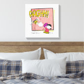 Charlie Brown und Lucy Football Comic Graphic Leinwanddruck (Insitu (Schlafzimmer))