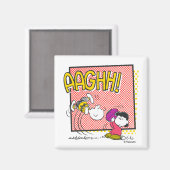 Charlie Brown und Lucy Football Comic Graphic Magnet (Vorderseite/Rückseite)