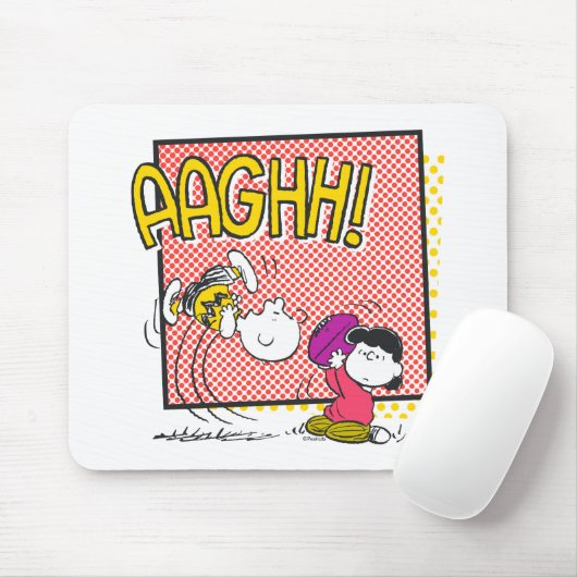 Charlie Brown und Lucy Football Comic Graphic Mousepad (Mit Mouse)