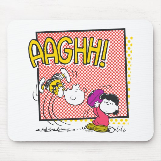 Charlie Brown und Lucy Football Comic Graphic Mousepad (Vorne)