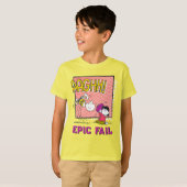 Charlie Brown und Lucy Football Comic Graphic T-Shirt (Vorne ganz)
