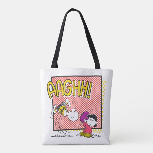 Charlie Brown und Lucy Football Comic Graphic Tasche (Rückseite)