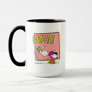 Charlie Brown und Lucy Football Comic Graphic Tasse