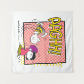 Charlie Brown und Lucy Football Comic Graphic Wandteppich (Vorderseite (Horizontal))