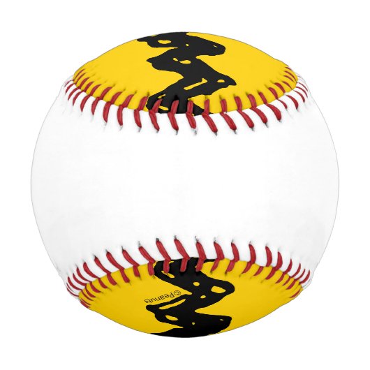 Charlie Brown Zig Zag Muster Baseball (Rückseite)