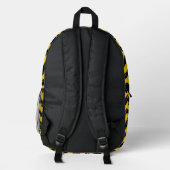 Charlie Brown Zig Zag Muster Bedruckter Rucksack (Rückseite)