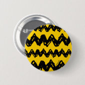 Charlie Brown Zig Zag Muster Button (Vorne & Hinten)