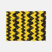 Charlie Brown Zig Zag Muster Fleecedecke (Vorderseite (Horizontal))