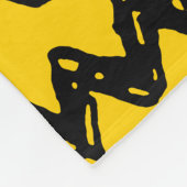 Charlie Brown Zig Zag Muster Fleecedecke (Ecke)