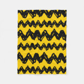 Charlie Brown Zig Zag Muster Fleecedecke (Vorderseite)