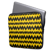 Charlie Brown Zig Zag Muster Laptopschutzhülle (Vorderseite Links)