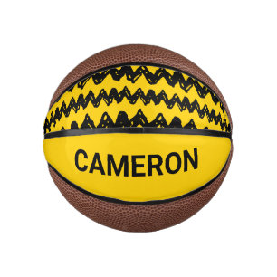 Charlie Brown Zig Zag Muster Mini Basketball