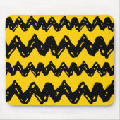 Charlie Brown Zig Zag Muster Mousepad (Vorne)