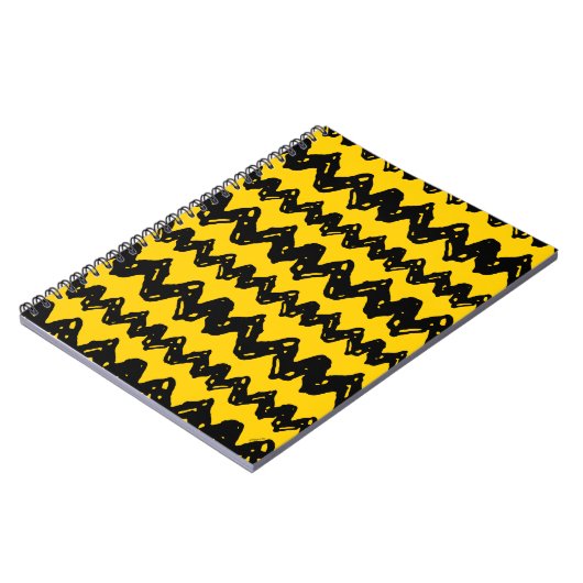Charlie Brown Zig Zag Muster Notizblock (Linke Seite)