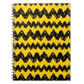Charlie Brown Zig Zag Muster Notizblock (Vorderseite)