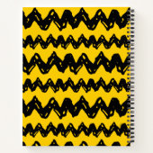 Charlie Brown Zig Zag Muster Notizblock (Rückseite)