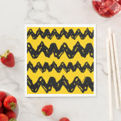 Charlie Brown Zig Zag Muster Serviette (Beispiel)