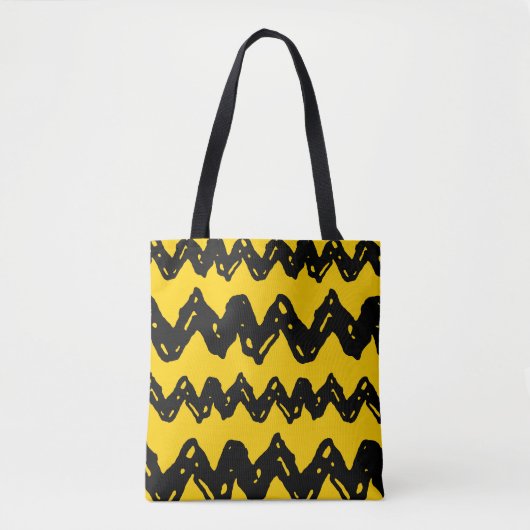 Charlie Brown Zig Zag Muster Tasche (Vorderseite)