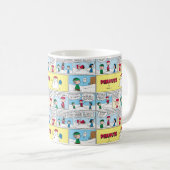 Charlie Browns Baseball-Erinnerungen Kaffeetasse (VorderseiteRechts)