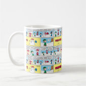 Charlie Browns Baseball-Erinnerungen Kaffeetasse (Links)