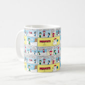 Charlie Browns Baseball-Erinnerungen Kaffeetasse (Vorderseite Links)