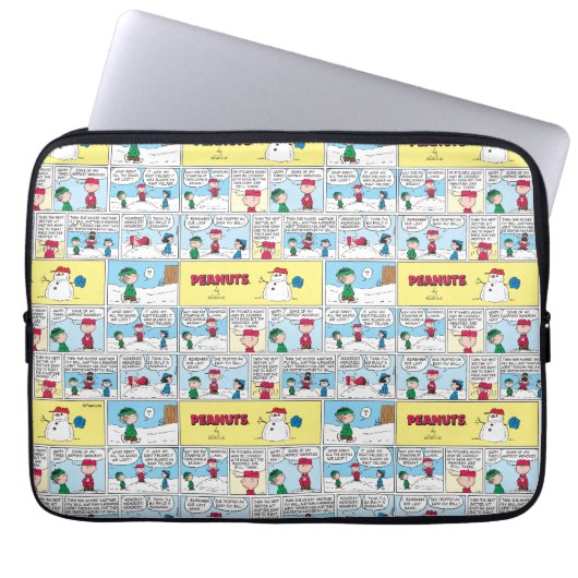 Charlie Browns Baseball-Erinnerungen Laptopschutzhülle (Vorderseite)