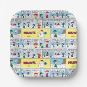 Charlie Browns Baseball-Erinnerungen Pappteller