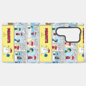 Charlie Browns Baseball-Erinnerungen Samsung Galaxy Hülle (Rückseite (Horizontal))