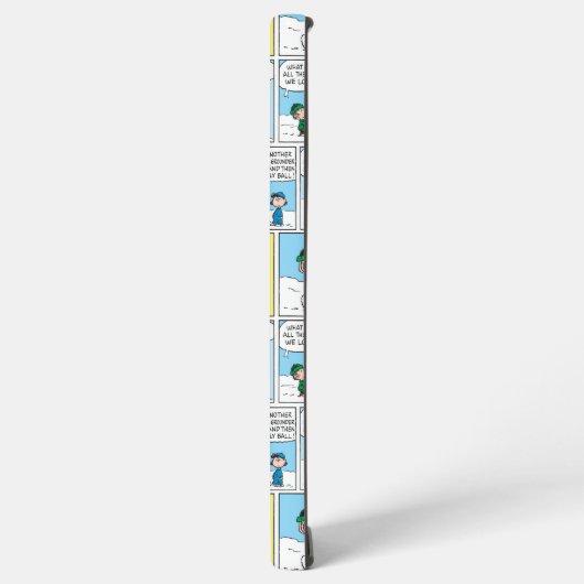 Charlie Browns Baseball-Erinnerungen Samsung Galaxy Hülle (Linke Seite)