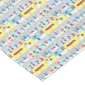 Charlie Browns Baseball-Erinnerungen Tischdecke (Schrägansicht)