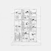 Charlie Browns Erinnerungen am Pitcher-Berg Fleecedecke (Vorderseite)