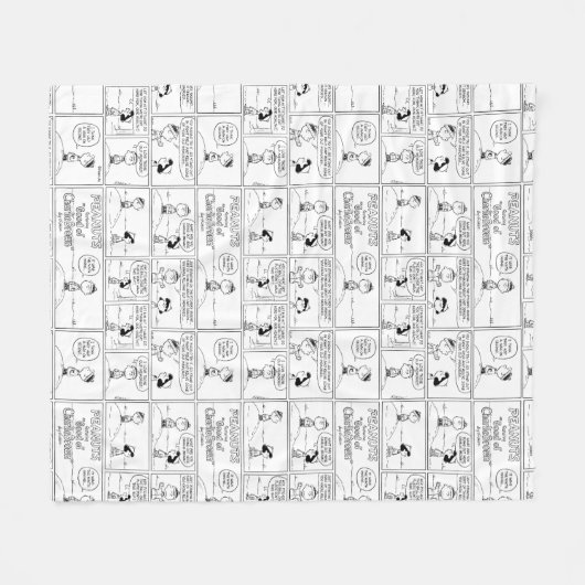 Charlie Browns Erinnerungen am Pitcher-Berg Fleecedecke (Vorderseite (Horizontal))