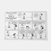Charlie Browns Erinnerungen am Pitcher-Berg Fußmatte (Vorderseite)