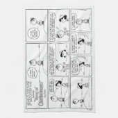 Charlie Browns Erinnerungen am Pitcher-Berg Geschirrtuch (Vertikal)