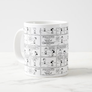 Charlie Browns Erinnerungen am Pitcher-Berg Jumbo-Tasse