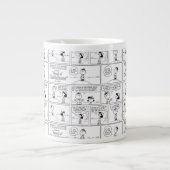 Charlie Browns Erinnerungen am Pitcher-Berg Jumbo-Tasse (Vorderseite)