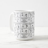 Charlie Browns Erinnerungen am Pitcher-Berg Kaffeetasse (Vorderseite Links)