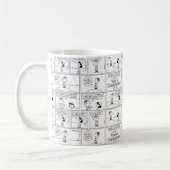 Charlie Browns Erinnerungen am Pitcher-Berg Kaffeetasse (Links)