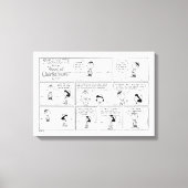 Charlie Browns Erinnerungen am Pitcher-Berg Leinwanddruck (Vorderseite)