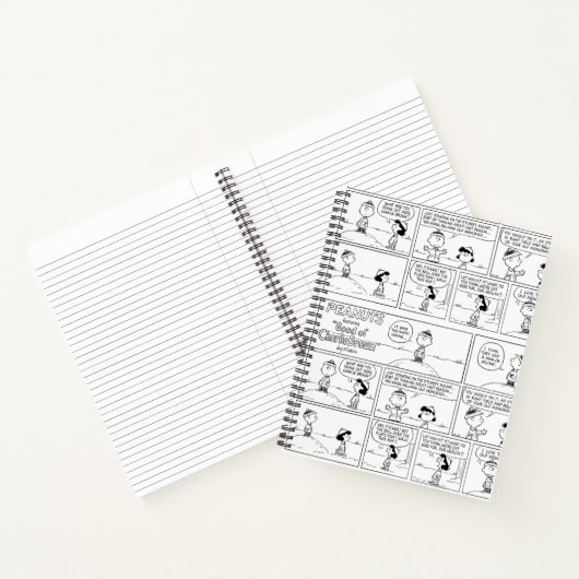 Charlie Browns Erinnerungen am Pitcher-Berg Notizblock (Innenseite)