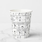 Charlie Browns Erinnerungen am Pitcher-Berg Pappbecher (Links)