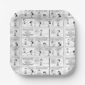 Charlie Browns Erinnerungen am Pitcher-Berg Pappteller (Vorderseite)