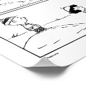 Charlie Browns Erinnerungen am Pitcher-Berg Poster (Ecke)