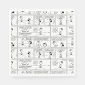 Charlie Browns Erinnerungen am Pitcher-Berg Serviette (Vorderseite)