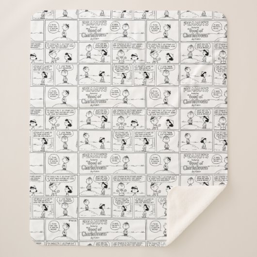 Charlie Browns Erinnerungen am Pitcher-Berg Sherpadecke (Vorderseite)