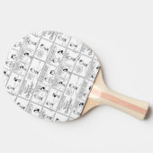 Charlie Browns Erinnerungen am Pitcher-Berg Tischtennis Schläger (Seitenansicht)