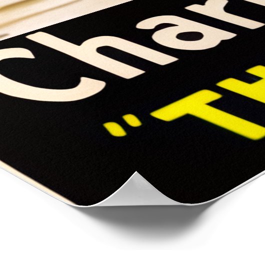 Charlie Chaplin/Das Immigrant Poster (Ecke)