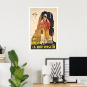 Charlie Chaplin Der Goldrausch Poster (Heimbüro)
